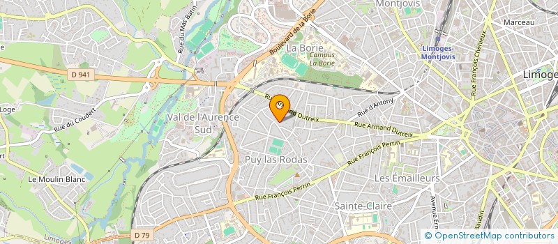 localisation de l'entreprise MADAME MAROUA OULDELHADOUCHIA à LIMOGES