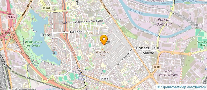 localisation de l'entreprise MADAME MAROUA RAOUAFI  CRETEIL