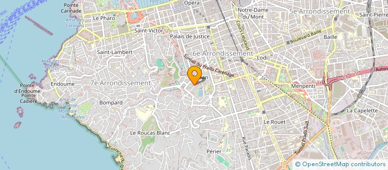 localisation de l'entreprise MADAME MAROUSSIA GIORSETTI  MARSEILLE