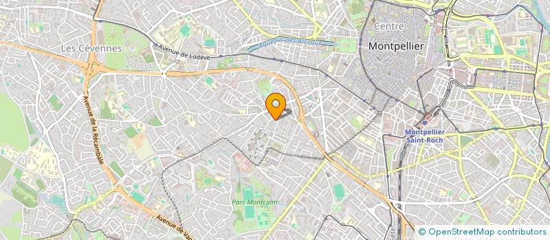 localisation de l'entreprise MADAME MAROUSSIA GUIDERDONI à MONTPELLIER