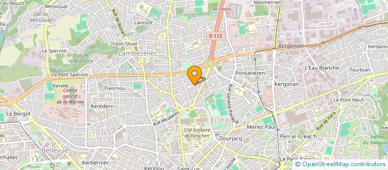 localisation de l'entreprise MADAME MAROUSSIA JAOUEN à BREST