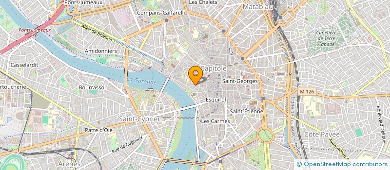 localisation de l'entreprise MADAME MAROUSSIA NELIDOFF  TOULOUSE