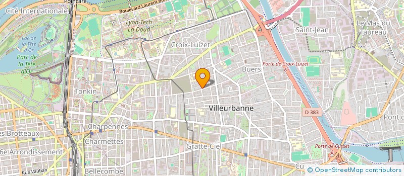 localisation de l'entreprise MADAME MARPESSA MIESSAN  VILLEURBANNE