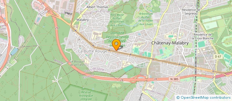 localisation de l'entreprise MADAME MARRIN ANBUARASAN  CHATENAY-MALABRY