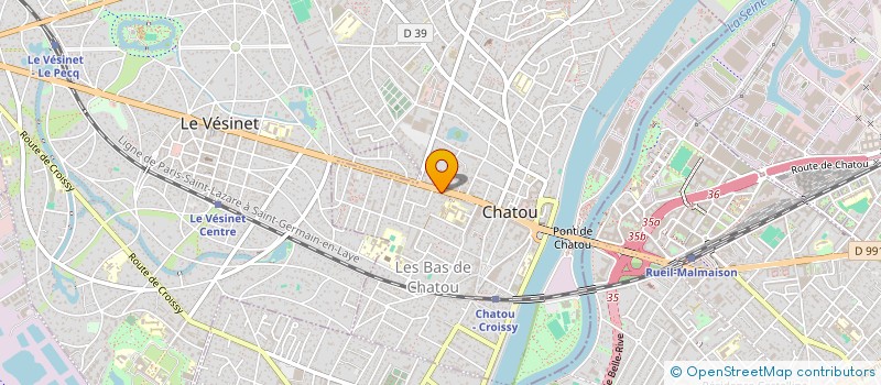 localisation de l'entreprise MADAME MARTA ALVARADO TCHERVINSKAIA  CHATOU