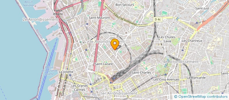 localisation de l'entreprise MADAME MARTA BARDON à MARSEILLE