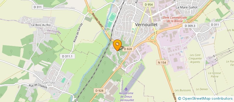 localisation de l'entreprise MADAME MARTA BRONISZEWSKA à VERNOUILLET