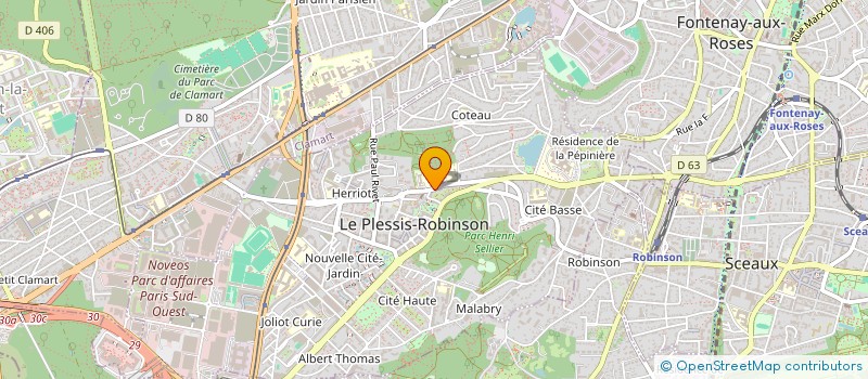 localisation de l'entreprise MADAME MARTA CAMPI  LE PLESSIS-ROBINSON
