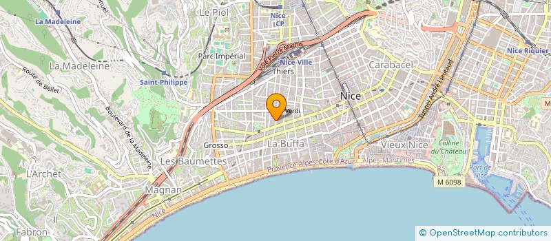 localisation de l'entreprise MADAME MARTA CHIANALE à NICE