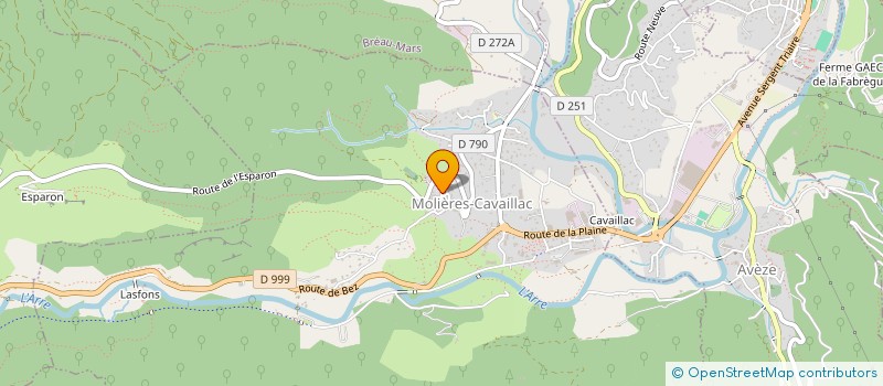 localisation de l'entreprise MADAME MARTA CIFUENTES  CAZILHAC