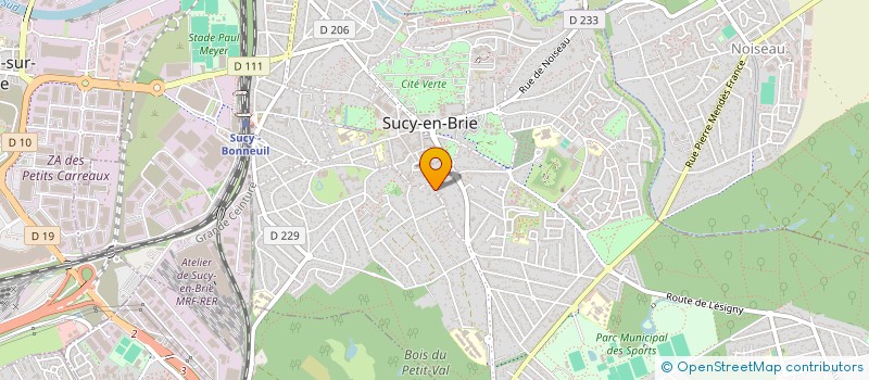 localisation de l'entreprise MADAME MARTA CURCURU à SUCY-EN-BRIE