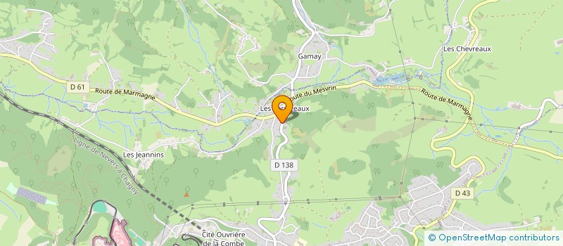 localisation de l'entreprise MADAME MARTA DA SILVA VILACA à LE CREUSOT