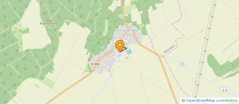 localisation de l'entreprise MADAME MARTA DOS SANTOS HENRIQUES à LES GRANGES-LE-ROI