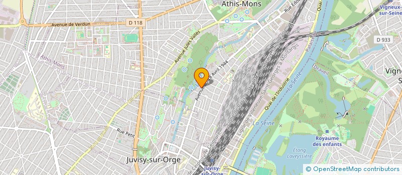 localisation de l'entreprise MADAME MARTA FERNANDEZ LOPEZ  ATHIS-MONS