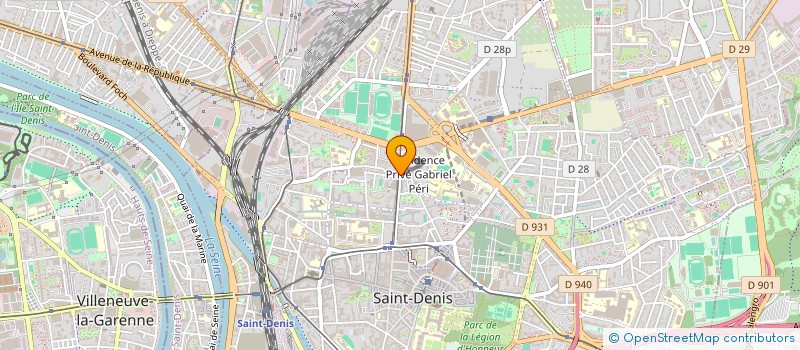 localisation de l'entreprise MADAME MARTA GAJER  SAINT-DENIS