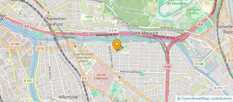 localisation de l'entreprise MADAME MARTA GOMES  MAISONS-ALFORT