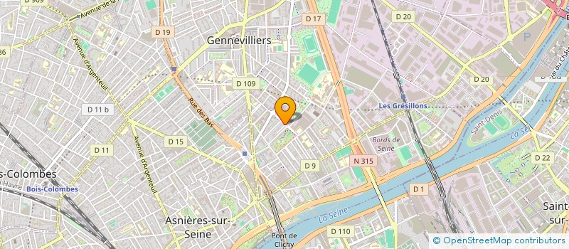 localisation de l'entreprise MADAME MARTA HERNANDEZ à GENNEVILLIERS