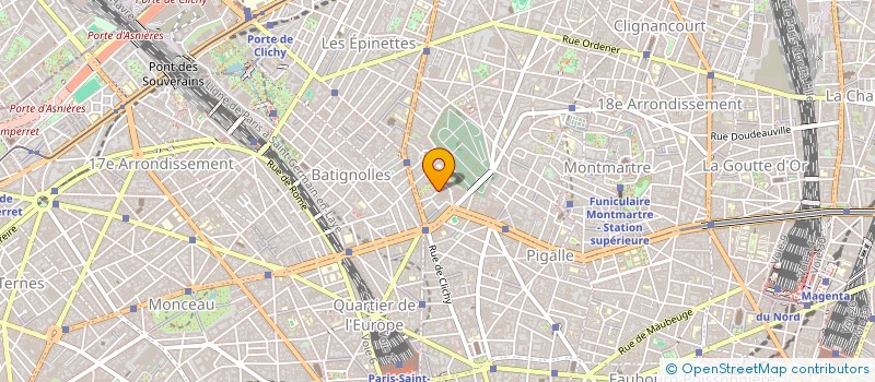 localisation de l'entreprise MADAME MARTA HERNANDEZ SEVILLANO  PARIS