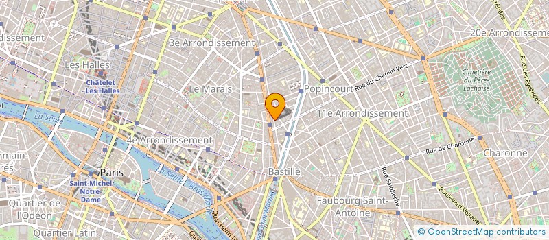 localisation de l'entreprise MADAME MARTA JANE  PARIS