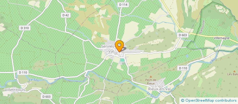 localisation de l'entreprise MADAME MARTA JEDLINSKA  SERVIES-EN-VAL