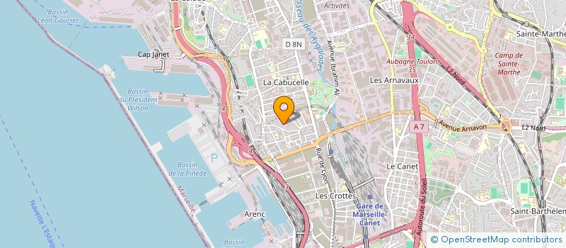 localisation de l'entreprise MADAME MARTA JIGMOND à MARSEILLE