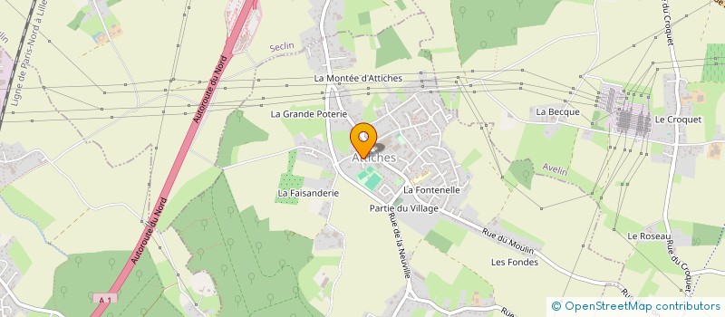 localisation de l'entreprise MADAME MARTA KUBICA  ATTICHES