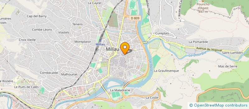 localisation de l'entreprise MADAME MARTA LASZUK à MILLAU