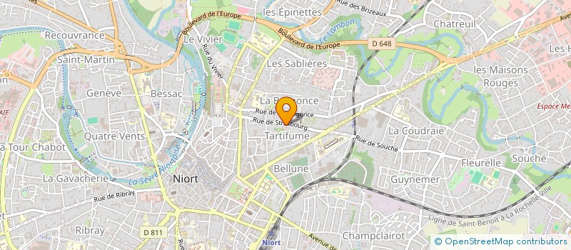 localisation de l'entreprise MADAME MARTA LLAMAZARES ROSCALES à NIORT