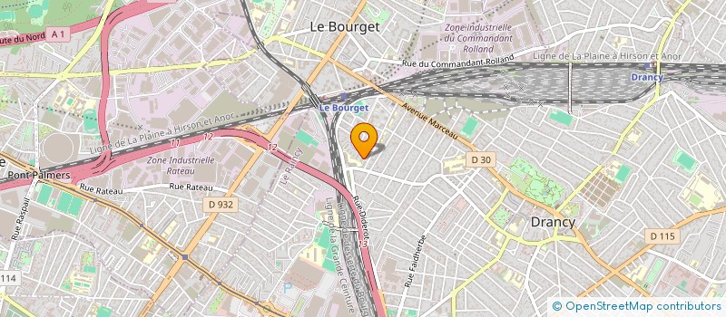 localisation de l'entreprise MADAME MARTA MENDONCA à DRANCY