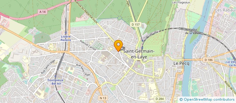 localisation de l'entreprise MADAME MARTA MINARRO CASAS à SAINT-GERMAIN-EN-LAYE