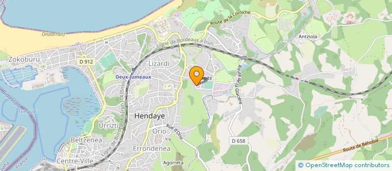 localisation de l'entreprise MADAME MARTA REAL AHIJADO à HENDAYE