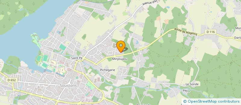 localisation de l'entreprise MADAME MARTA RODRIGUEZ DE TEMBLEQUE GARZON  SOUSTONS