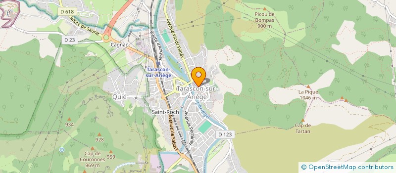 localisation de l'entreprise MADAME MARTA RUBIRALTA CASAS à TARASCON-SUR-ARIEGE