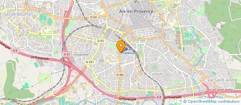 localisation de l'entreprise MADAME MARTA SAINZ DE LA MAZA LOPEZ à AIX-EN-PROVENCE