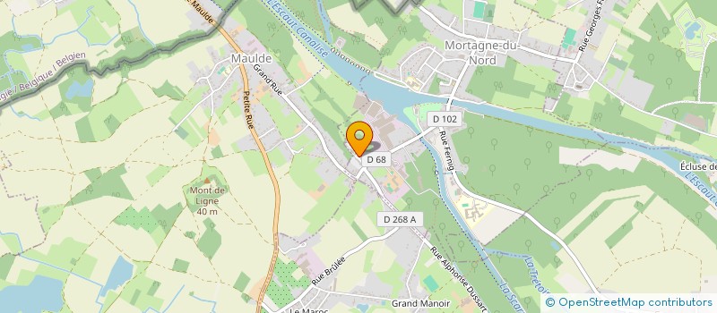 localisation de l'entreprise MADAME MARTA SALOME PAIS RAMOS  MORTAGNE-DU-NORD