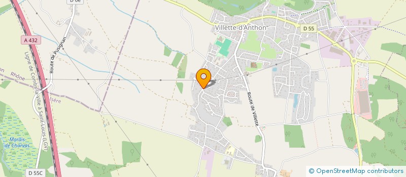 localisation de l'entreprise MADAME MARTA TARGOWSKA  VILLETTE-D'ANTHON