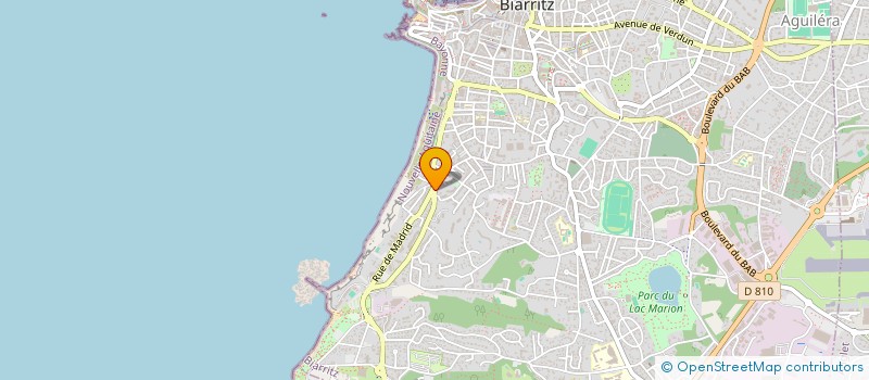 localisation de l'entreprise MADAME MARTA TOMASINI à BIARRITZ