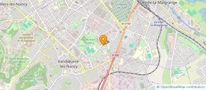 localisation de l'entreprise MADAME MARTA-VIOLETA LINGURAR à VANDŒUVRE-LES-NANCY