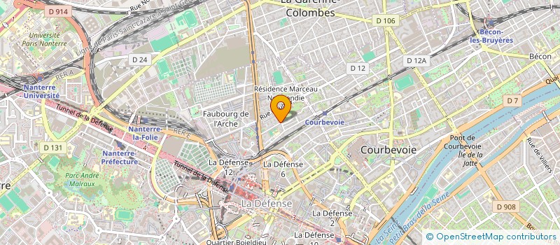 localisation de l'entreprise MADAME MARTA WLODARCZYK à COURBEVOIE