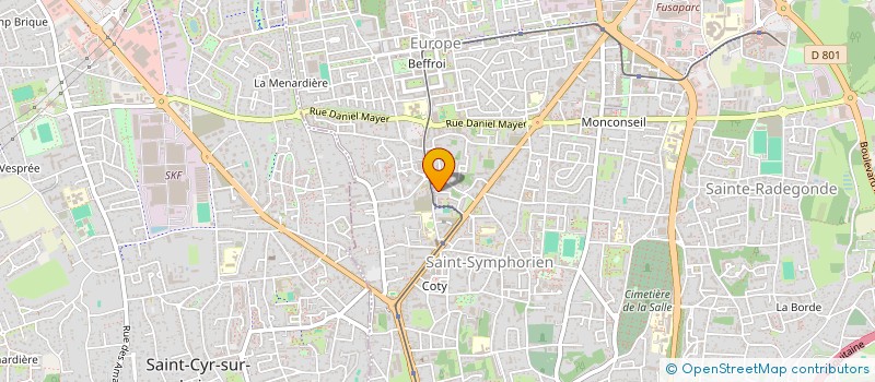 localisation de l'entreprise MADAME MARTA WOS  TOURS