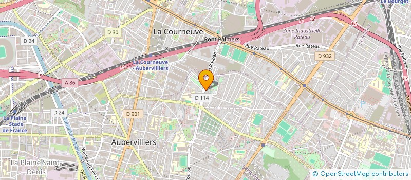 localisation de l'entreprise MADAME MARTHA BLANKSON à AUBERVILLIERS