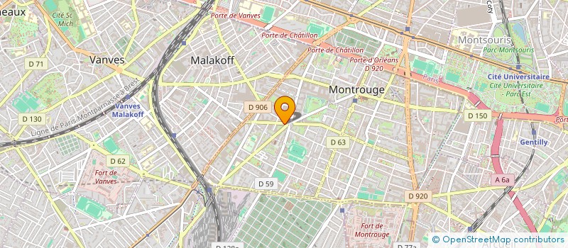 localisation de l'entreprise MADAME MARTHA CHAVEZ  MONTROUGE