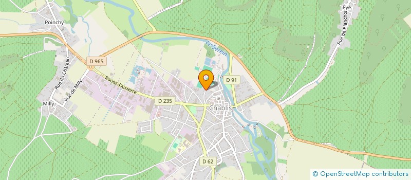 localisation de l'entreprise MADAME MARTHA GALLARD à CHABLIS