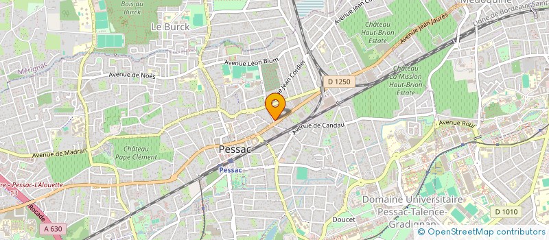 localisation de l'entreprise MADAME MARTHA PEREZ-CASAS  PESSAC