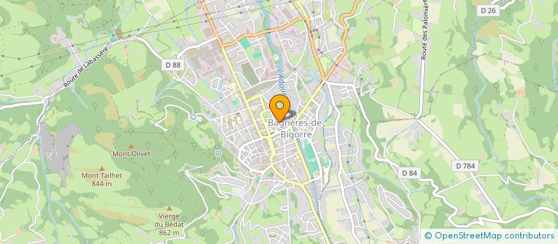 localisation de l'entreprise MADAME MARTHE ABADIE  BAGNERES-DE-BIGORRE