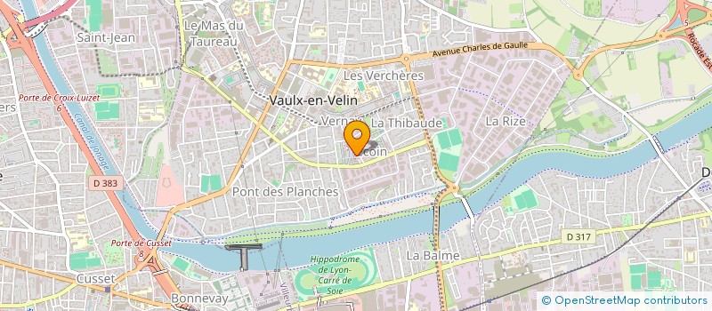 localisation de l'entreprise MADAME MARTHE AMOUGOU NGA ESSOMBA  VAULX-EN-VELIN