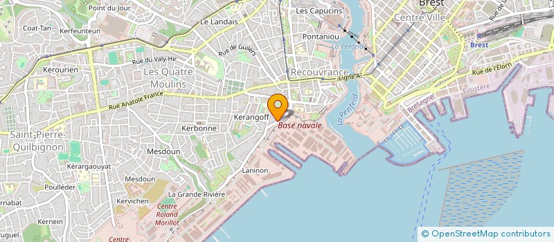 localisation de l'entreprise MADAME MARTHE AVESNIER à BREST