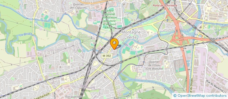 localisation de l'entreprise MADAME MARTHE AVOMO NKO'O à STRASBOURG