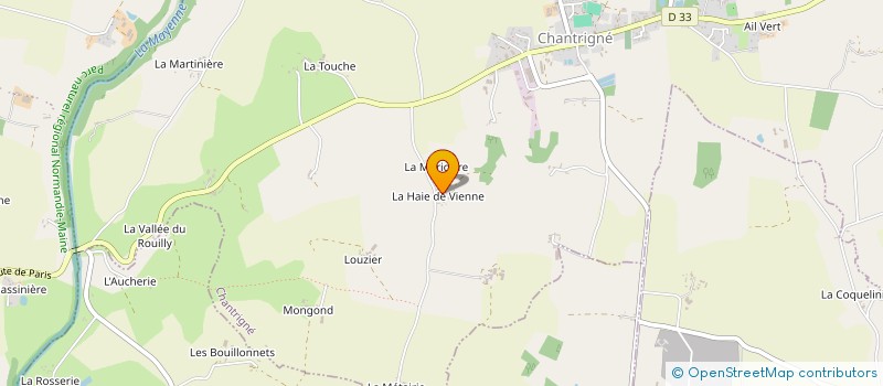 localisation de l'entreprise MADAME MARTHE BAUDET à CHANTRIGNE