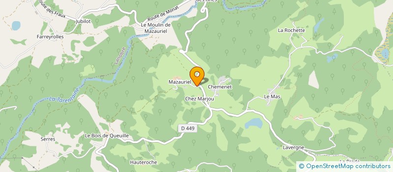 localisation de l'entreprise MADAME MARTHE BOYER à CHAMPS-SUR-TARENTAINE-MARCHAL